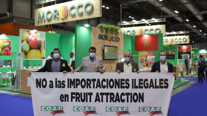 Organizaciones agrarias protestan por la importación de productos marroquíes