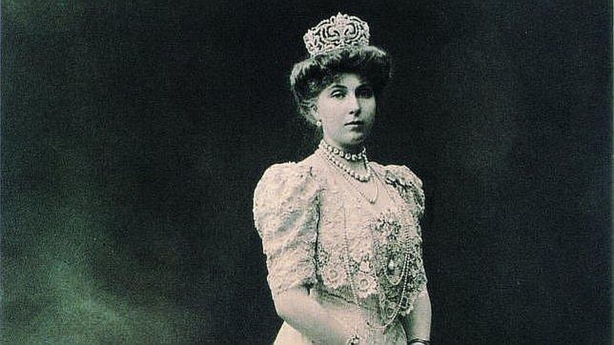 La reina Victoria Eugenia.