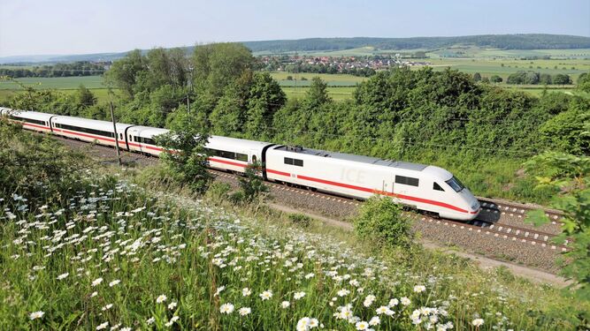 Tren de alta velocidad de Deutsche Bahn.