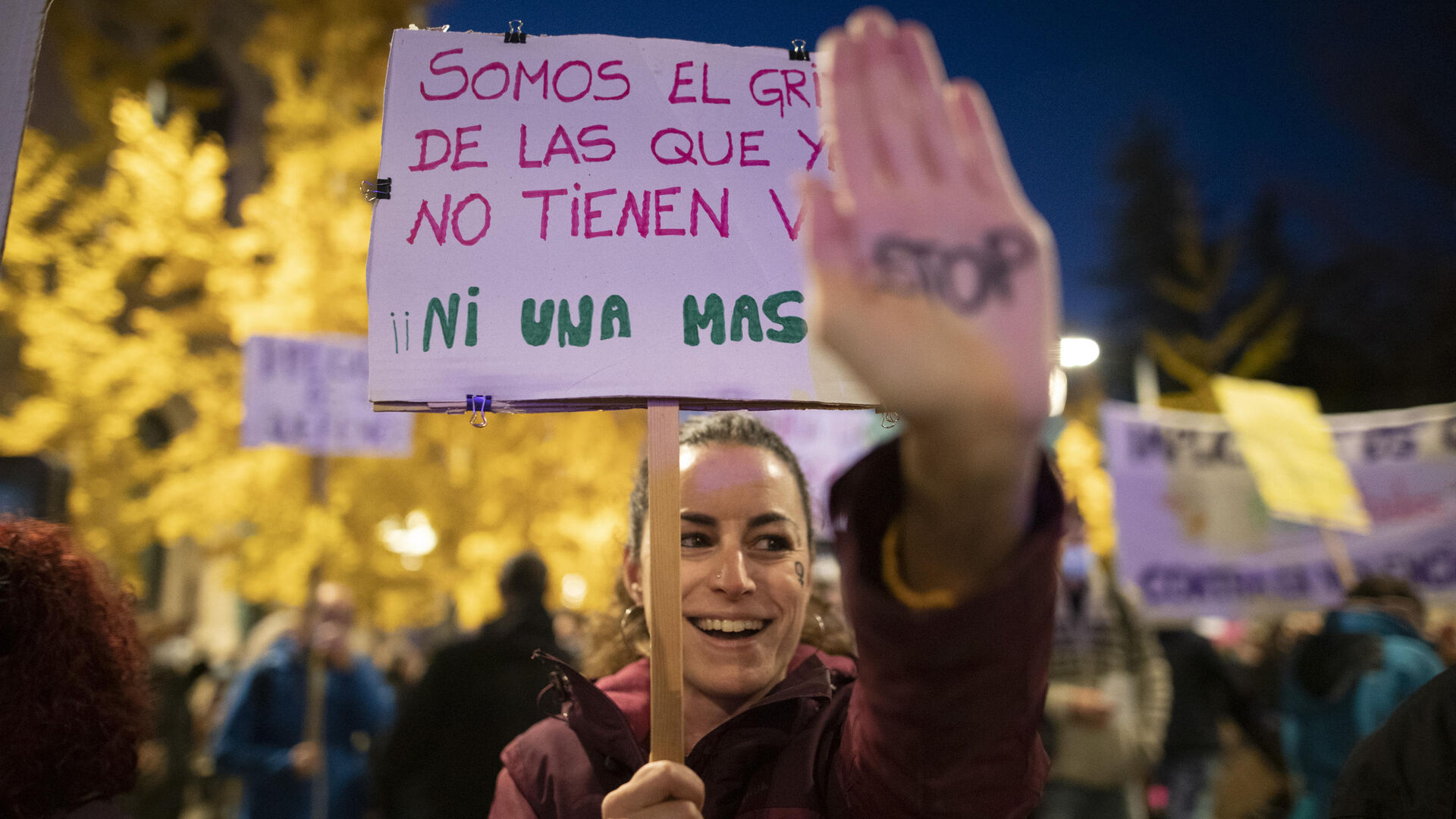 La manifestaci&oacute;n del 25-N en Granada en im&aacute;genes