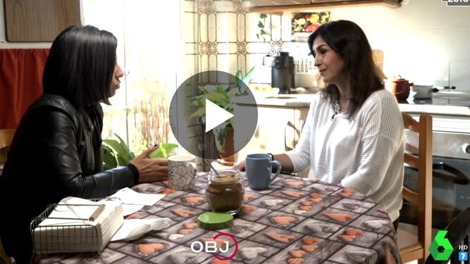 Imagen de la entrevista concedida por Juana Rivas a La Sexta.