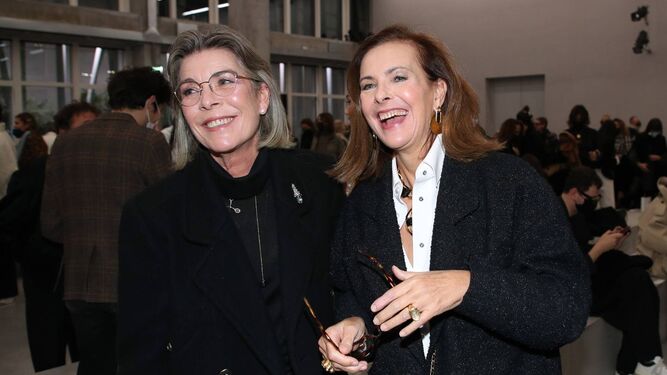 Carolina y Carole Bouquet, consuegras y amigas.