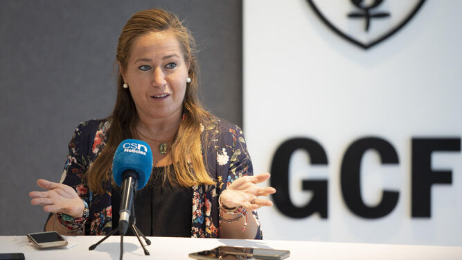 Patricia Rodríguez, directora general del Granada CF, es la cabeza visible en la gestión en el día a día.
