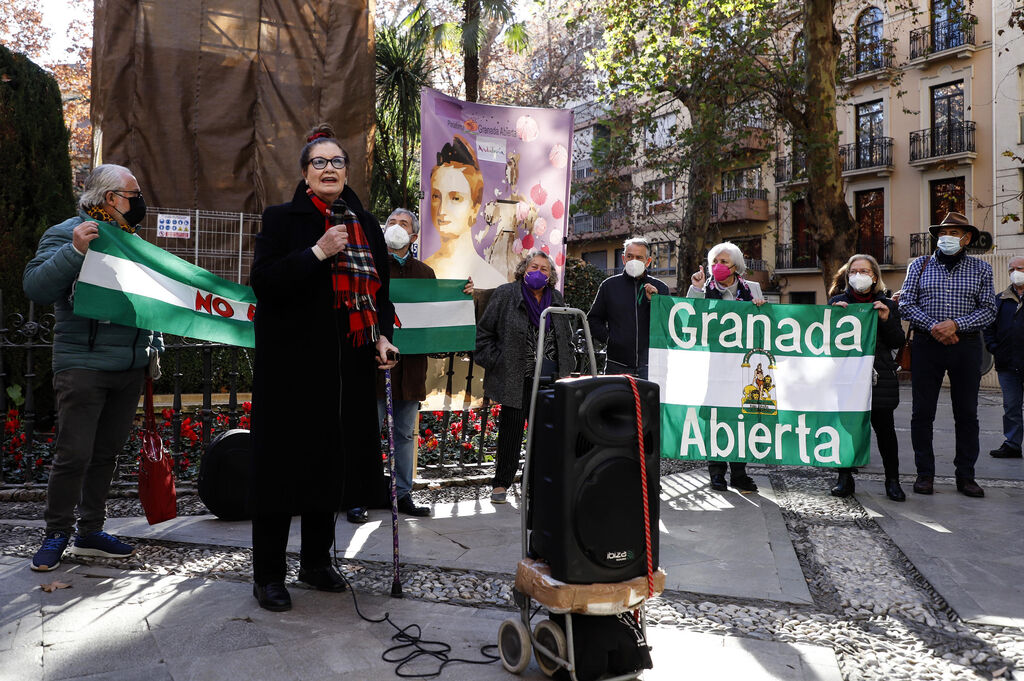 Granada Abierta celebra su acto alternativo a la Toma en honor a la Mariana