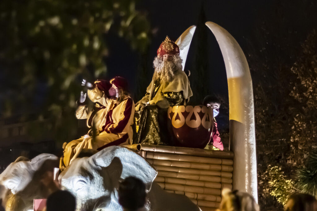 Fotos de la cabalgata de Reyes Magos de Granada 2022