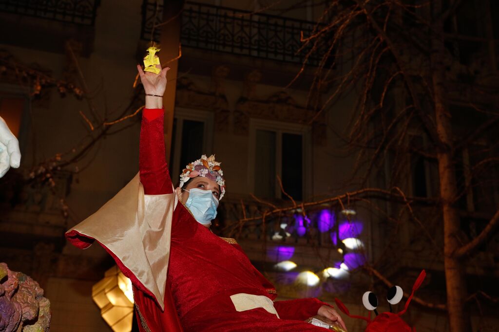 Fotos de la cabalgata de Reyes Magos de Granada 2022