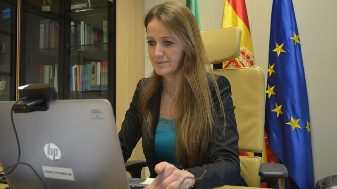 Virginia  Fernández , delegada de Empleo, Formación y Trabajo Autónomo