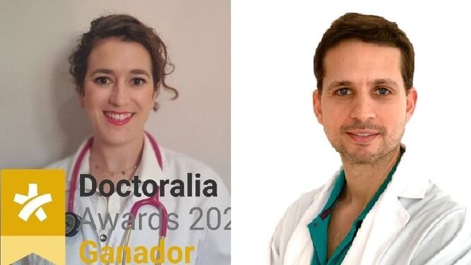 La alergóloga Isabel Fernández y el cardiólogo Antonio Arrebola.