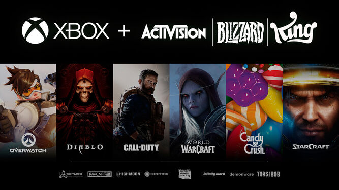 Microsoft se hace con los activos de Activision-Blizzard y todas sus franquicias
