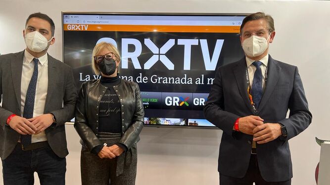 Imagen de la presentación de GRX TV en Fitur