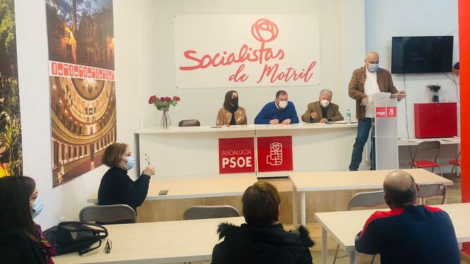 Momento de la Asamblea Local del PSOE de Motril