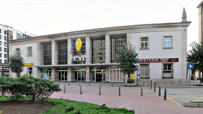 La estación de FEVE de Santander