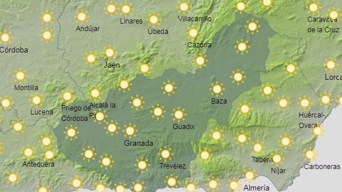 Tiempo en Granada | Enero se despide con temperaturas máximas de 20 grados