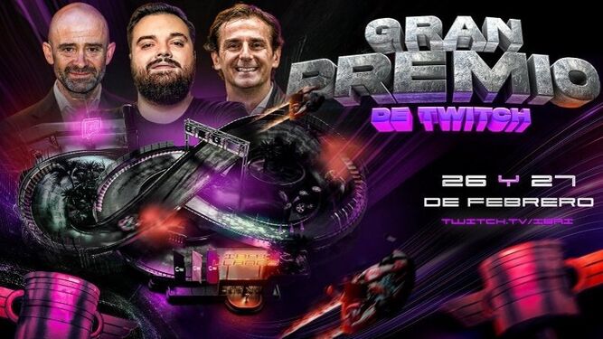 Ibai anuncia el Gran Premio de Twitch y lo comentará junto a Lobato y Pedro de la Rosa