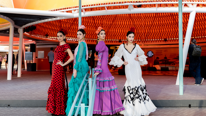 La moda flamenca, embajadora de Andalucía en la Exposición Universal Dubái 2020.