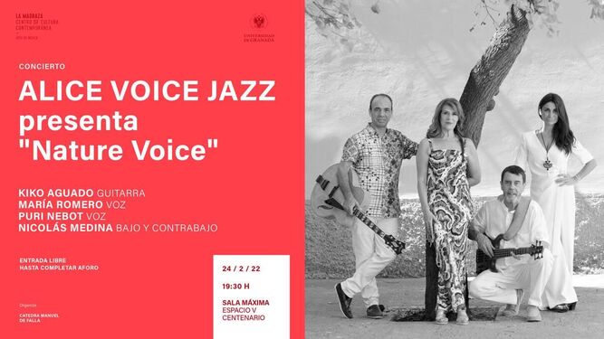 Alice Voice Jazz presenta su disco Nature Voice
