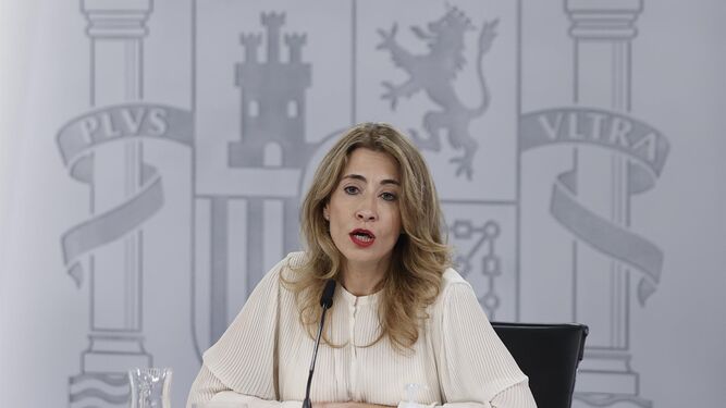 La ministra de Transportes, Movilidad y Agenda Urbana , Raquel Sánchez