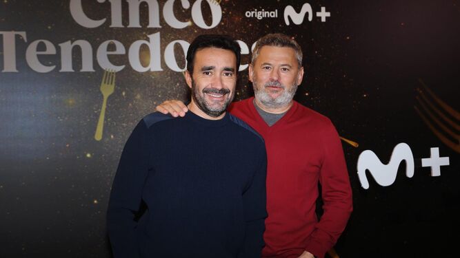 Juanma Castaño y Miki Nadal en una imagen del programa "Cinco tenedores".