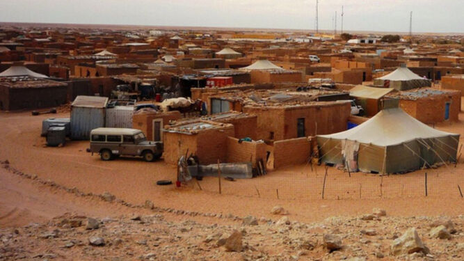 Imagen de archivo de una localidad saharaui.