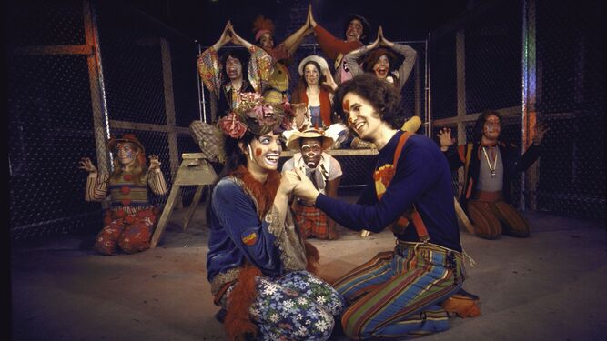 Producción original de 'Godspell', estrenada en el Cherry Lane Theatre de Broadway en mayo de 1971.