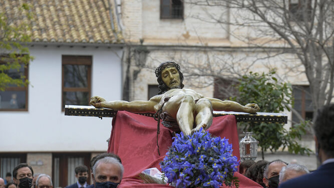 Traslado del Stmo. Cristo de la Misericordia. ARCHIVO (Granada Hoy)