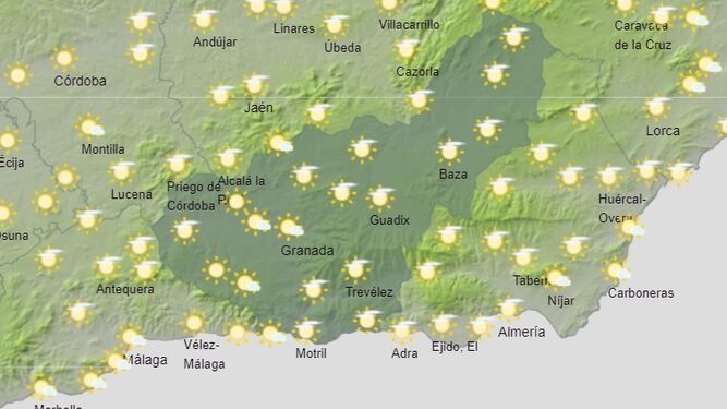 Tiempo en Granada | El fin de semana arranca con sol y temperaturas en ascenso