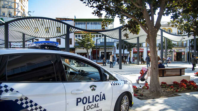 Vehículo de la Policía Local de Torremolinos.