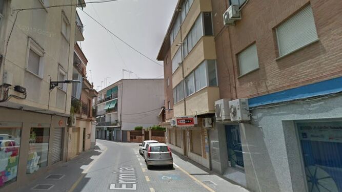 Imagen de Google Maps de parte de la calle Ermita, donde tuvo lugar el accidente.