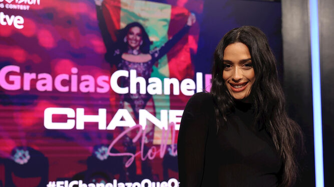 Chanel, en la rueda de prensa de RTVE este martes.