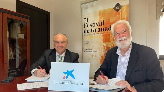 La Fundación Bancaria “la Caixa” renueva su compromiso con el Festival de Granada