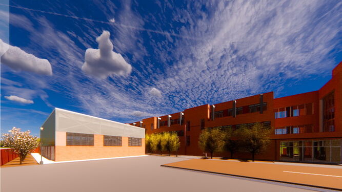 La parcela donde se construirá el nuevo instituto, ubicada cerca del colegio Tinar, tiene una superficie de 6.720 metros cuadrados