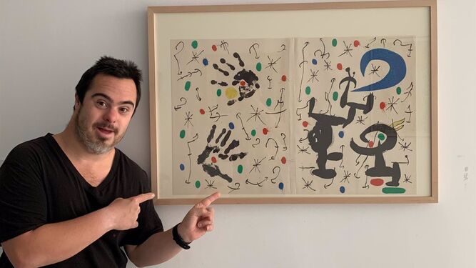 Jóvenes guías con síndrome de down acercarán las obras de la Colección de Arte CajaGranada a los visitantes
