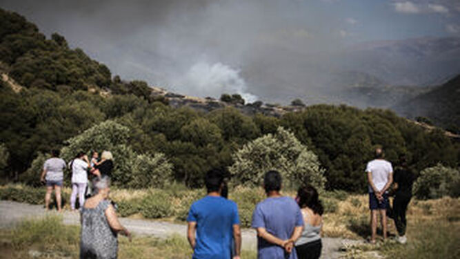 Infoca eleva a 172 las hectáreas quemadas en Cerro de San Miguel de Granada