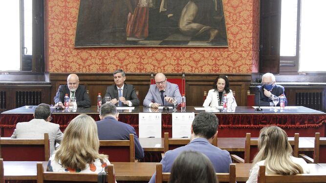 El presidente del Constitucional defiende en Granada el papel de la Carta Magna como síntesis "de un proceso de reconciliación nacional"