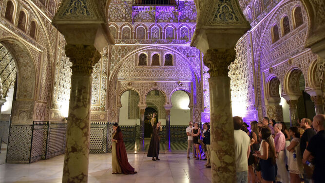 El nuevo sistema de audioguía también deberá estar traducido al inglés para las visitas nocturnas al Alcázar.