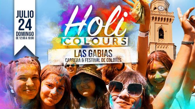 Las Gabias acogerá en sus calles el famoso festival Holi Colours