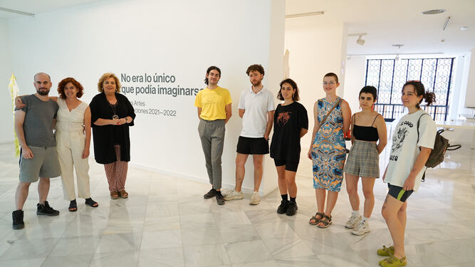 Una quincena de estudiantes de Bellas Artes muestran sus obras en Condes de Gabia
