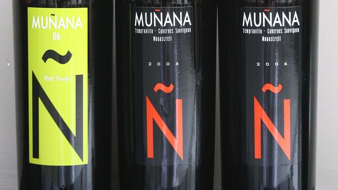 Imagen de archivo de unos vinos de Bodegas Muñana