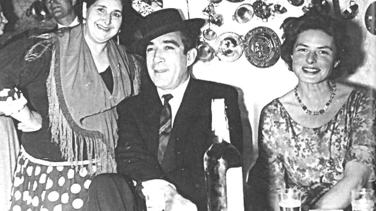 María La Canastera Anthony Quinn e Ingrid Bergman en la cueva de María en 1963