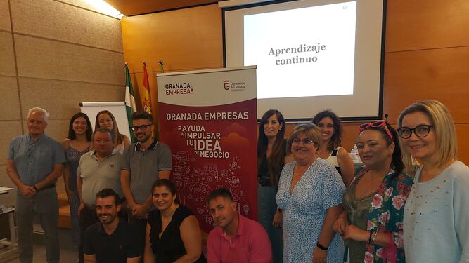 Participantes del curso impartido por la Diputación de Granada en colaboración con la Escuela de Organización Industrial (EOI)
