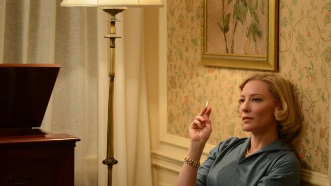 Cate Blanchett en 'Carol', basada en una novela de Highsmith escrita bajo pseudónimo.