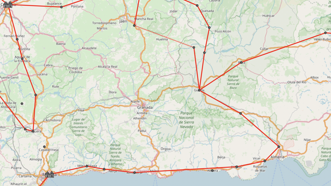 Descubre los caminos romanos que pasaban por Granada con este completo mapa