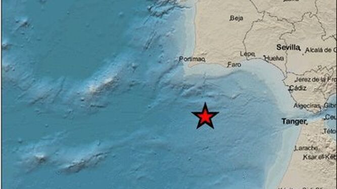 Terremoto de magnitud 5,4 en el Golfo de Cádiz activa los avisos por seísmo en Huelva