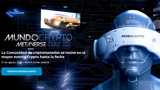 Imagen promocional de la web de Mundo Crypto