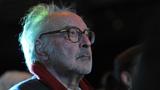 Una imagen reciente de Jean-Luc-Godard.