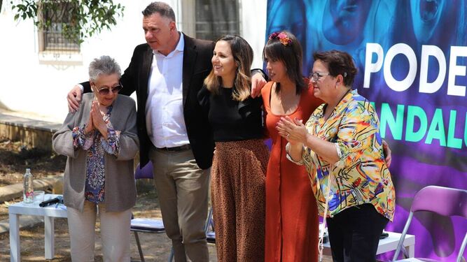 Un acto de Podemos en mayo en Córdoba, donde participó Ione Belarra, ministra y secretaria general de los morados.