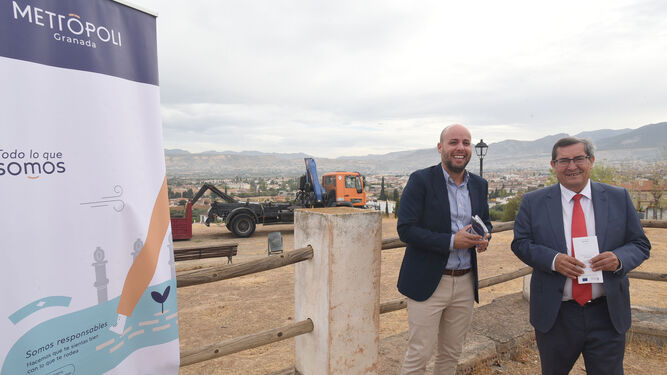 La Diputación inicia la recuperación de uno de los mejores mirados de Granada, el Cerro de San Cristóbal de Ogíjares