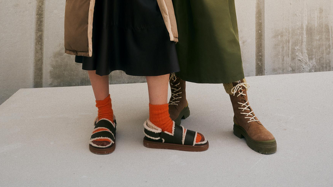 Hoff lanza en la inauguración de su tienda de Sevilla lanza su primera colección de botas y sandalia.