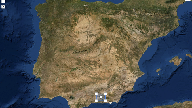 El mapa que muestra las plantas que hay en las distintas zonas de Granada