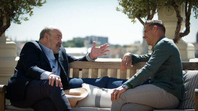 Antonio Resines en su charla con Joaquín en 'El novato'